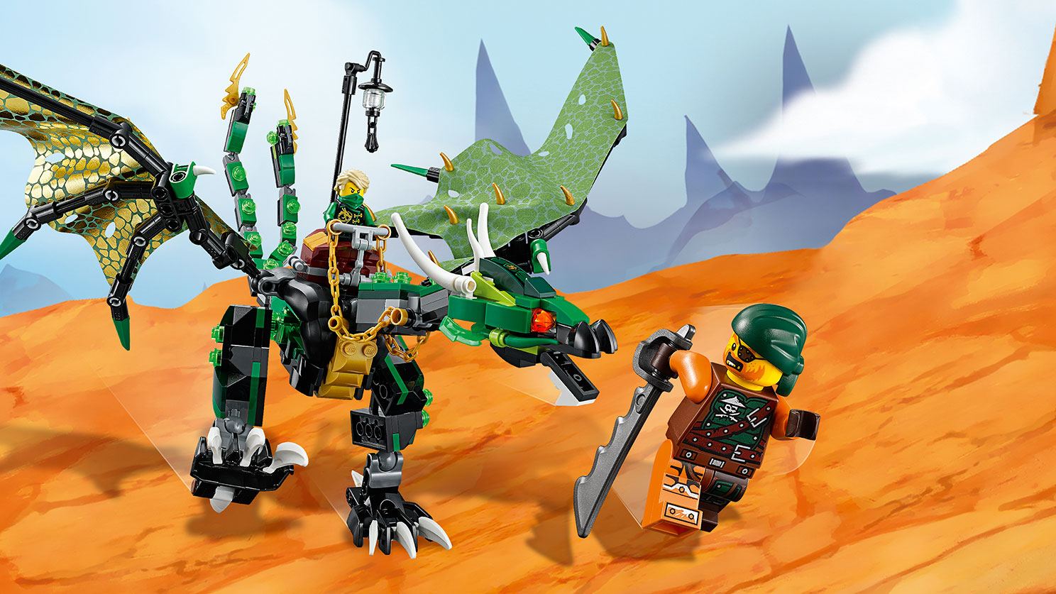 Lego Ninjago. Зелёный Дракон  